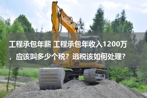 工程承包年薪 工程承包年收入1200万，应该叫多少个税？逃税该如何处理？