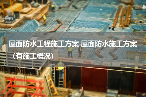 屋面防水工程施工方案 屋面防水施工方案（有施工概况）