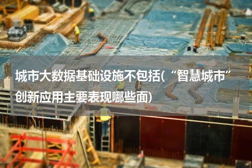 城市大数据基础设施不包括(“智慧城市”创新应用主要表现哪些面)