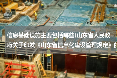 信息基础设施主要包括哪些(山东省人民政府关于印发《山东省信息化建设管理规定》的通知)