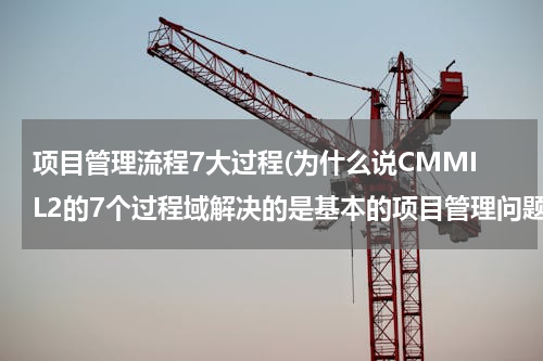 项目管理流程7大过程(为什么说CMMIL2的7个过程域解决的是基本的项目管理问题)