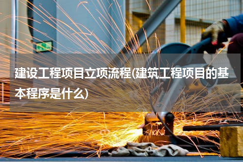 建设工程项目立项流程(建筑工程项目的基本程序是什么)