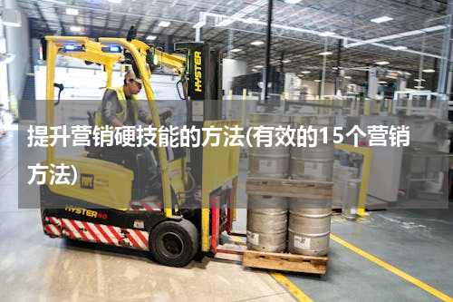 提升营销硬技能的方法(有效的15个营销方法)