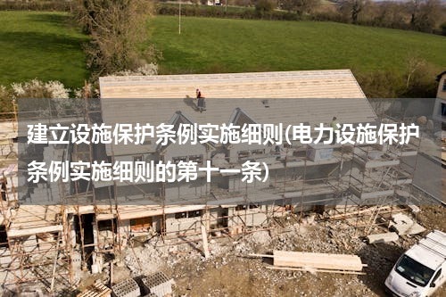 建立设施保护条例实施细则(电力设施保护条例实施细则的第十一条)