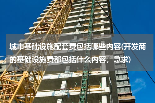 城市基础设施配套费包括哪些内容(开发商的基础设施费都包括什么内容，急求)
