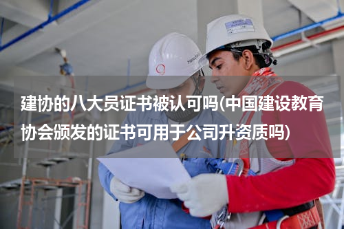 建协的八大员证书被认可吗(中国建设教育协会颁发的证书可用于公司升资质吗)